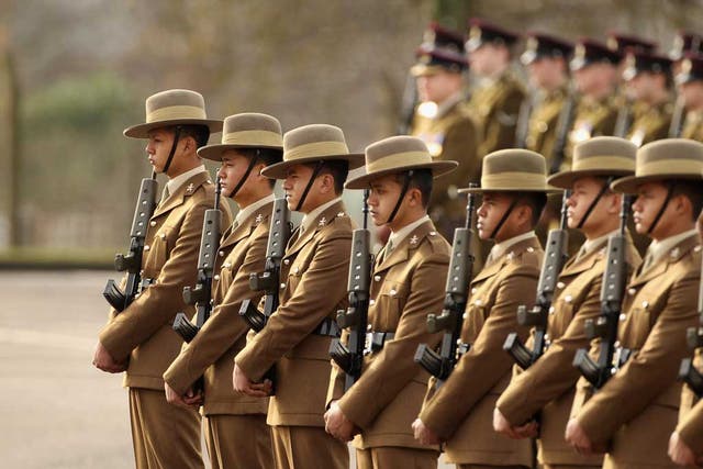 The Gurkhas have been saved while the regular Army makes cuts
