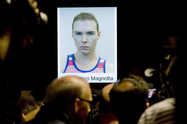Zombie evidence: Luke Magnotta, a Canadian porn actor, has been accused of sending murder victim's body parts to politicians in Ottowa