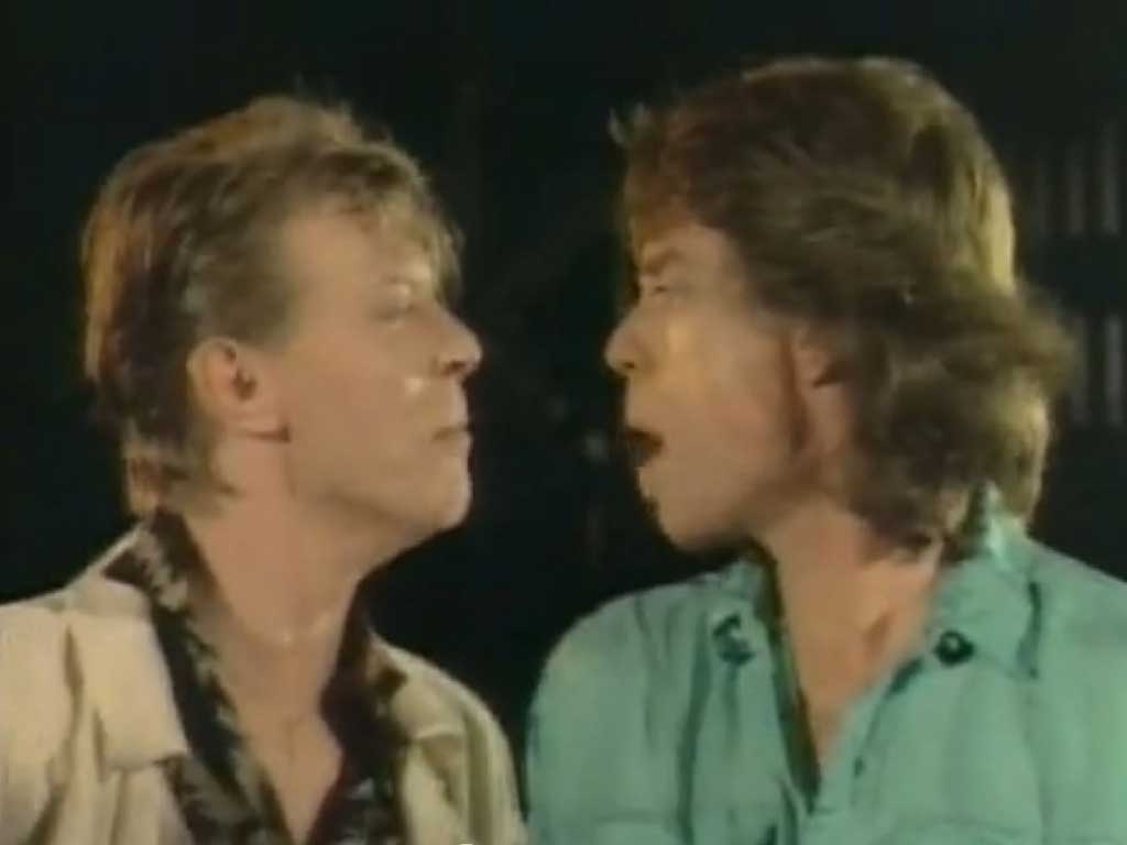 <b>Mick Jagger & David Bowie: Dancing In The Street, 1985</b>
<br />Cringe factor: 5
<br />Gruesome twosome: 2
