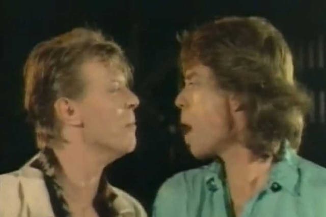 <b>Mick Jagger & David Bowie: Dancing In The Street, 1985</b>
<br />Cringe factor: 5
<br />Gruesome twosome: 2