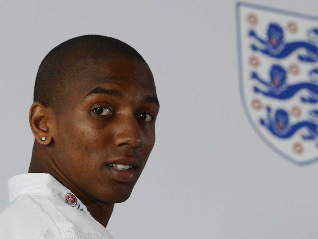 In the firing line: England's Ashley Young suffered racist abuse in Bulgaria but hopes Uefa will crack down on offenders