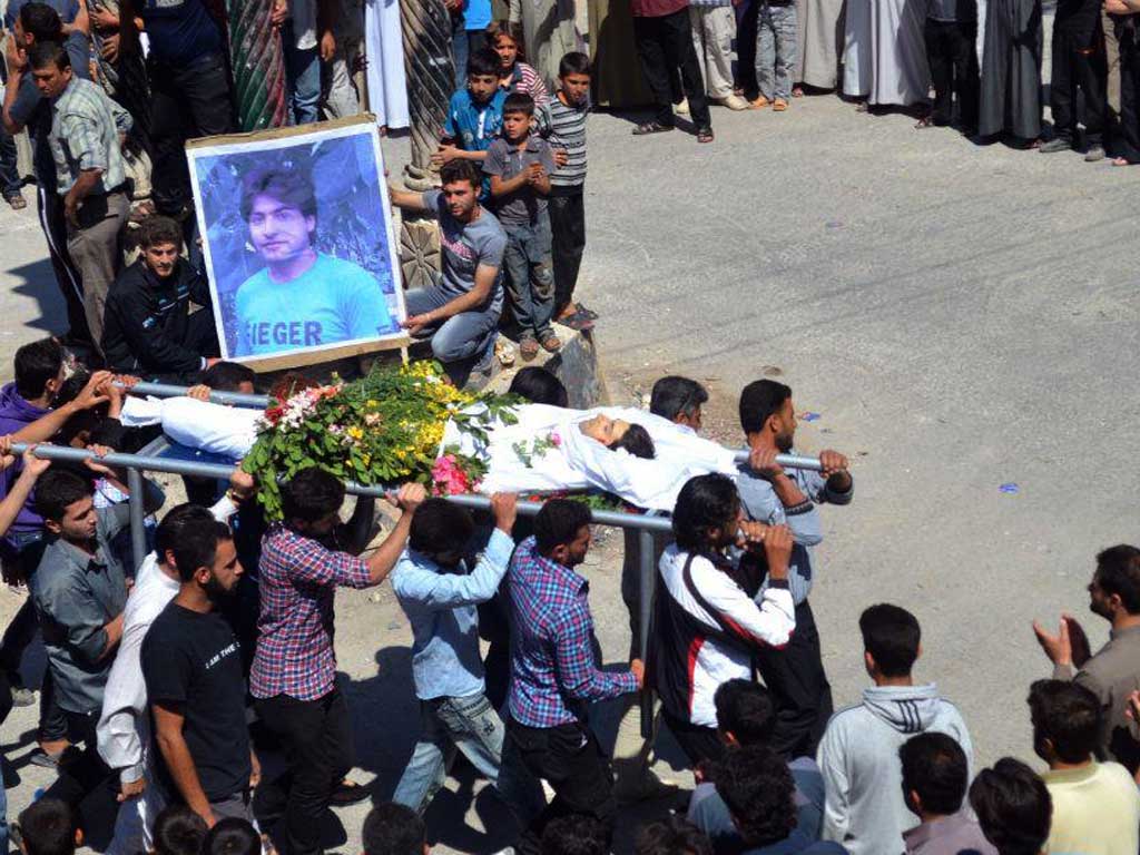 Funeral on Friday of a youth allegedly killed by government forces