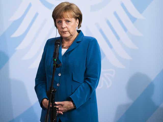 Angela Merkel is showing signs of a U-turn after refusing to help debt-laden Spanish and Greek banks