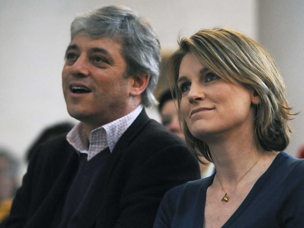 Hate figures? John Bercow and his wife Sally