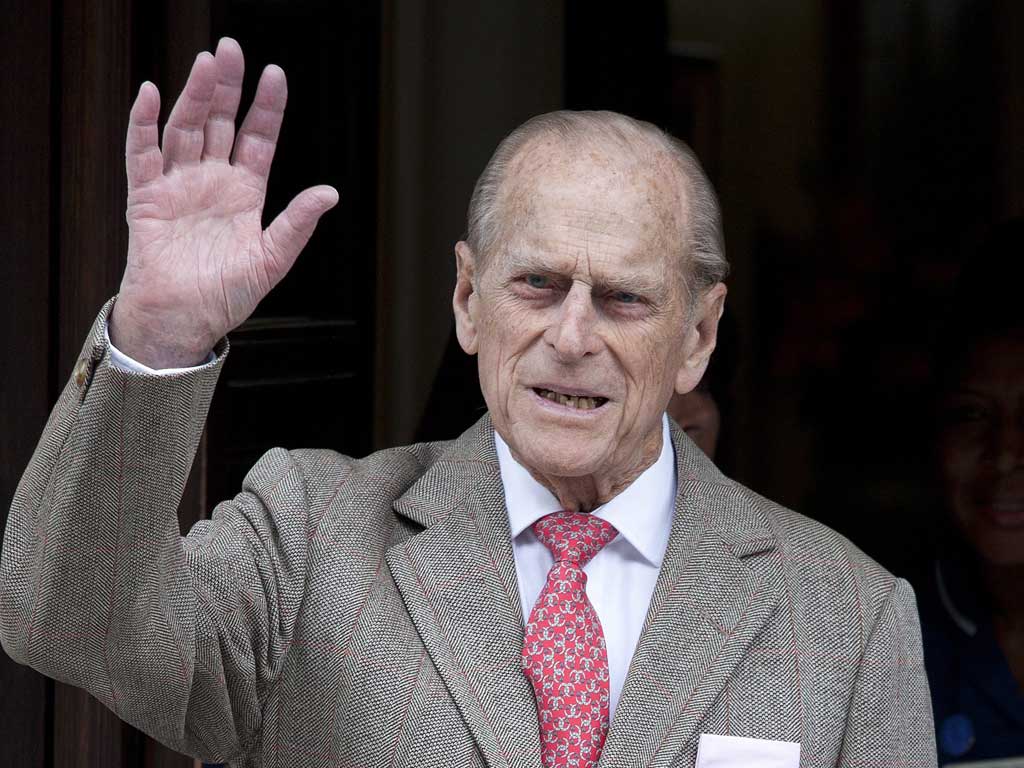 Prince Philip left hospital yesterday
