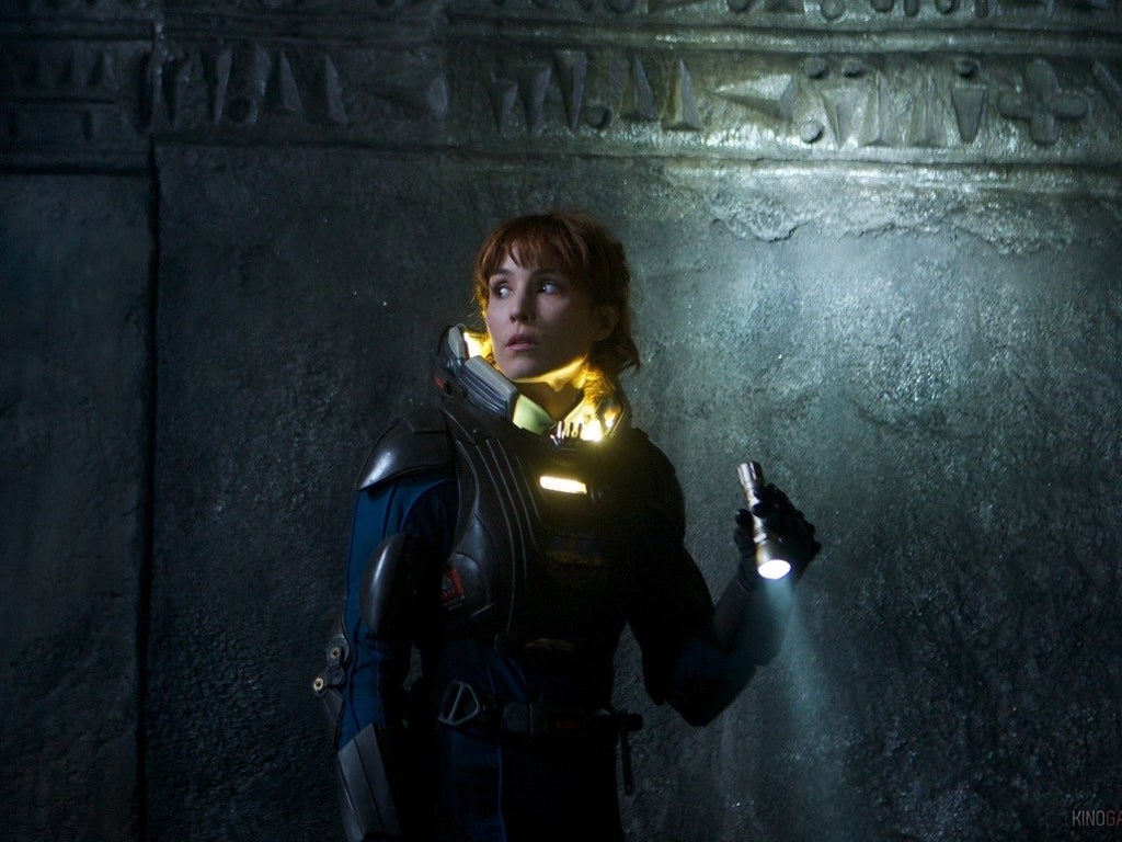 Setting the screen on fire: Noomi Rapace in Ridley Scott's 'Prometheus'