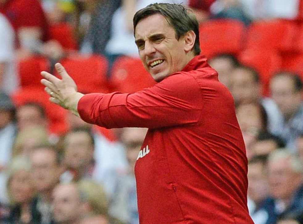 England's assistant coach Gary Neville