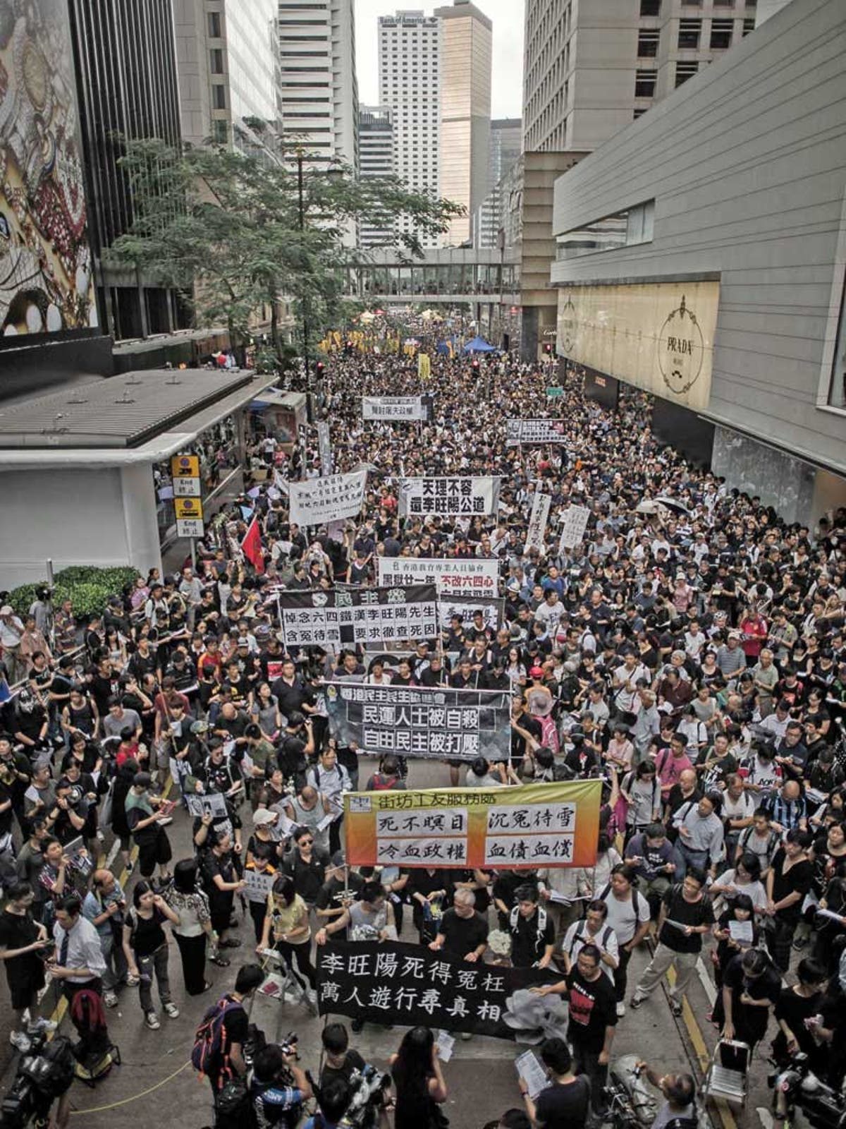 Thousands march for Chinese dissident Li Wangyang | The Independent ...