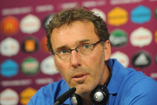 'The French team don’t have the same ambitions as Spain or
Germany', says Laurent Blanc, France coach