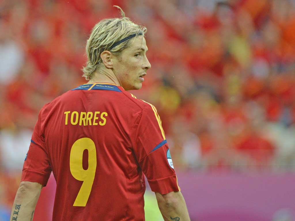 FERNANDO TORRES: Striker added pace and directness but
missed a couple of good chances