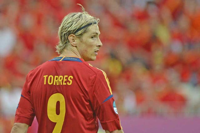 FERNANDO TORRES: Striker added pace and directness but
missed a couple of good chances