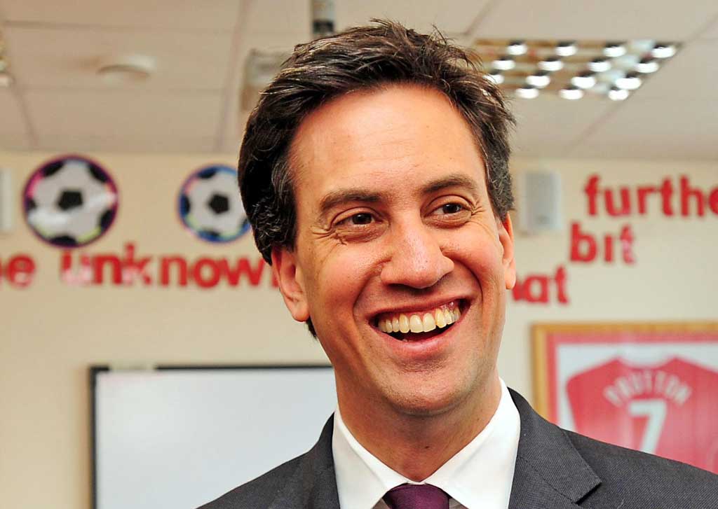 Ed Miliband sees light as poll reveals Labour has the lead