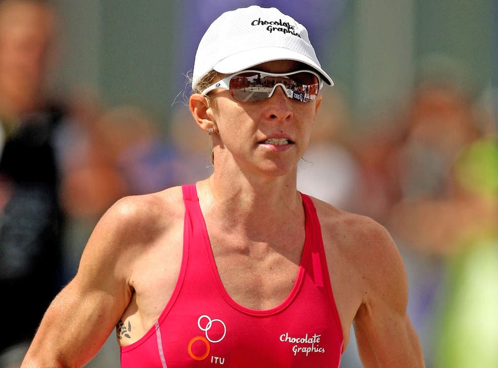 LIZ BLATCHFORD: She missed out on selection for the triathlon at the London Olympic Games