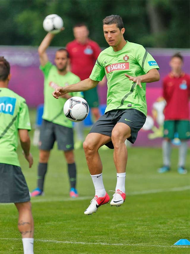 Cristiano Ronaldo has looked in excellent form during training