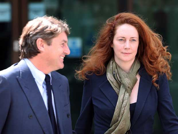 Rebekah Brooks and her husband Charlie today made their first appearance in court on charges relating to the phone hacking scandal