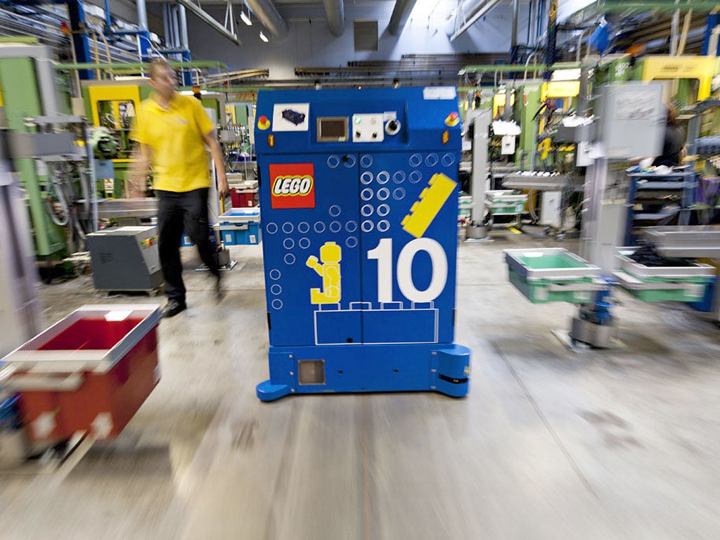 Inside lego online factory