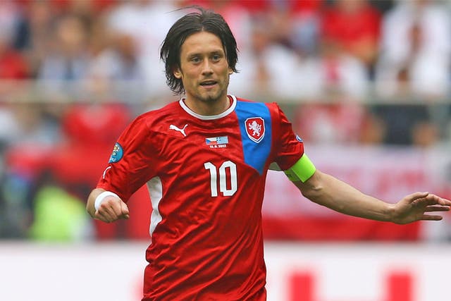Tomas Rosicky has ‘a 75 per cent chance’ of facing Poland