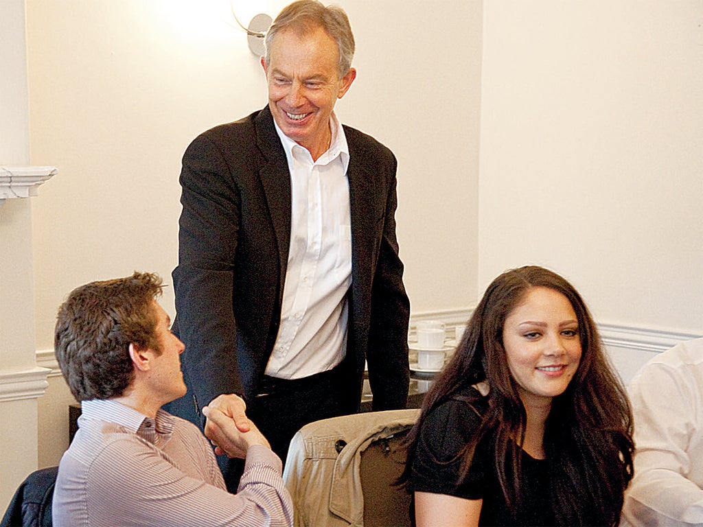 Students at Queen Mary University of London get to meet contemporary figures, such as Tony Blair