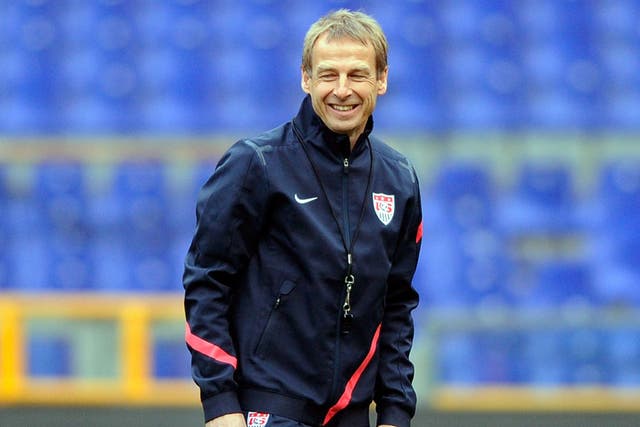 <b>Jurgen Klinsmann</b><br/>
Currently coaching the US national team, Klinsmann would be a hugely popular choice at the Lane. The former Germany international enjoyed two spells at Tottenham as a player, during which he became a favourite among the fans. 