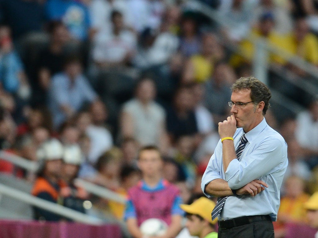 Laurent Blanc An outside bet considering it's unlikely he will want to end his time as manager of France. In his current role he's been doing an excellent job since taking over after the 2010 World Cup. But it's that record, along with his spe