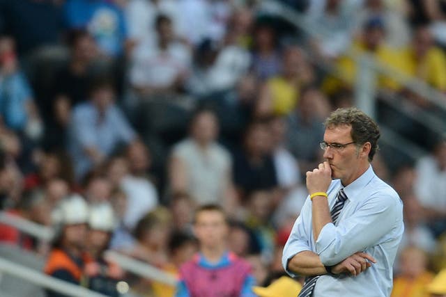 <b>Laurent Blanc</b><br/>
An outside bet considering it's unlikely he will want to end his time as manager of France. In his current role he's been doing an excellent job since taking over after the 2010 World Cup. But it's that record, along with his spe