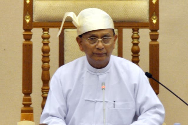 President Thein Sein: may yet turn out to be his country's FW de Klerk