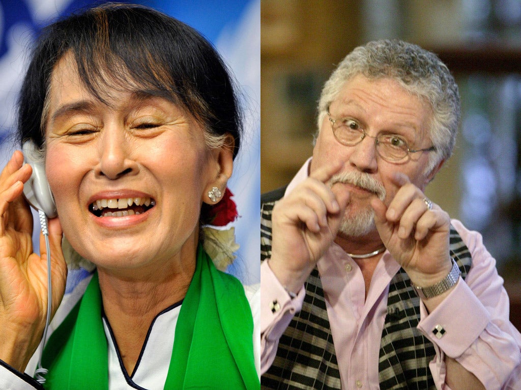 When Aung San Suu Kyi was freed from her house arrest, she said that her ordeal had been made more bearable by Dave Lee Travis's World Service programme A Jolly Good Show