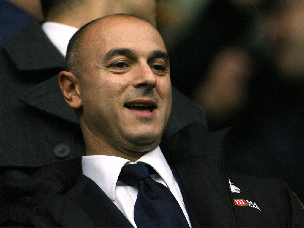 Daniel Levy was unhappy about the club's failure to reach the Champions League