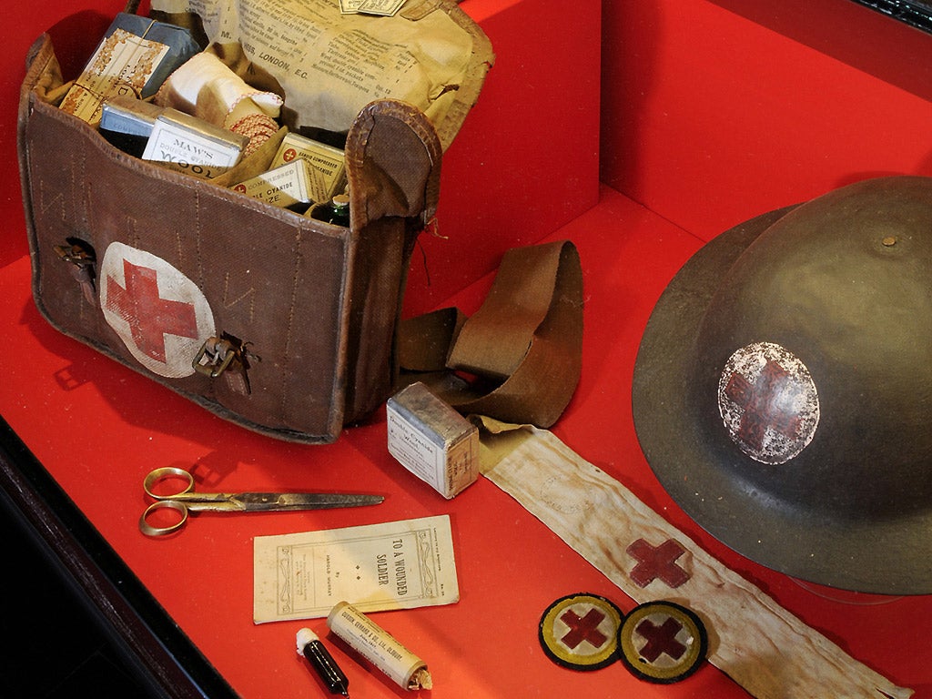 Memorial: exhibits from the new In Flanders Fields museum in Ypres