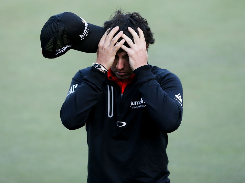 It was a bad day for Rory McIlroy