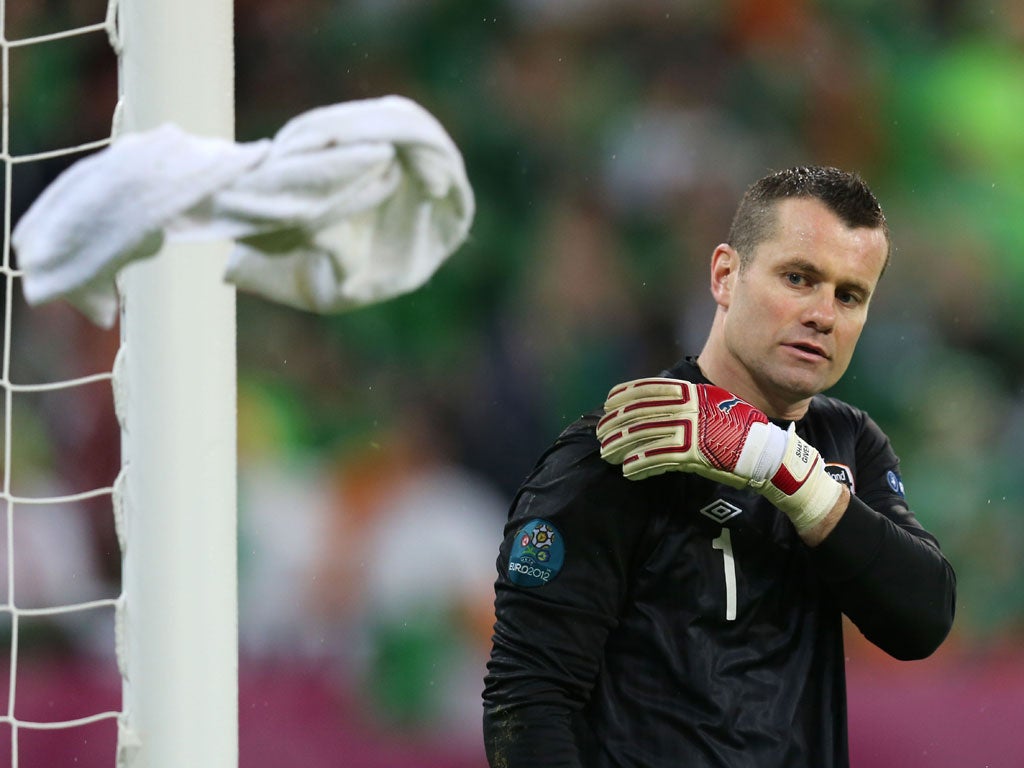 REPUBLIC OF IRELAND Shay Given: Beaten at his near post for Torres's first goal. Should have saved it. Nervy handling. Terrible punch to Silva's feet for Spanish second goal. Did make one notable save from Xavi. 3