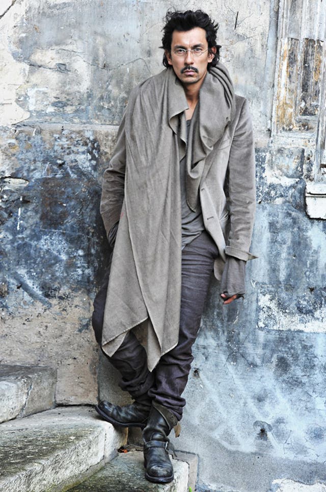 A portrait of the designer Haider Ackermann