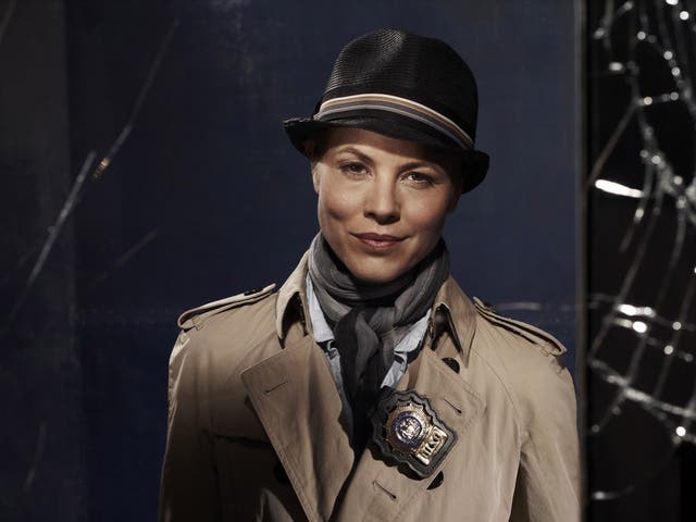 Not the whole sleuth: Maria Bello’s talent is wastedin playing Detective Jane Timoney in the US remake of ‘Prime Suspect’