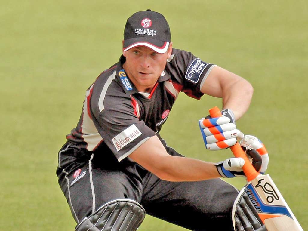 Jos Buttler: His bold 58 helped see Somerset home against
Northants