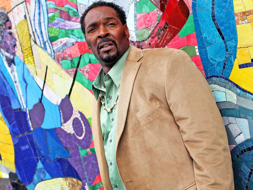 Rodney King, pictured in April