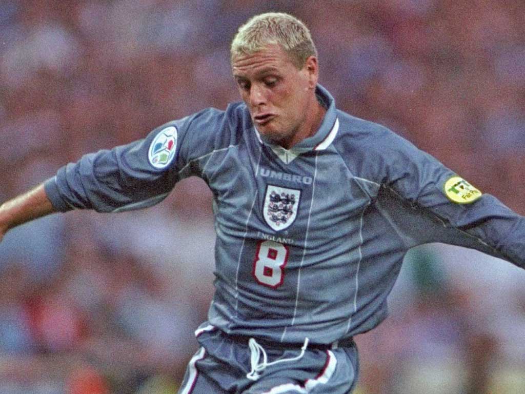 Paul Gascoigne starred for England in 1990 and 1996 – both
times they topped the group