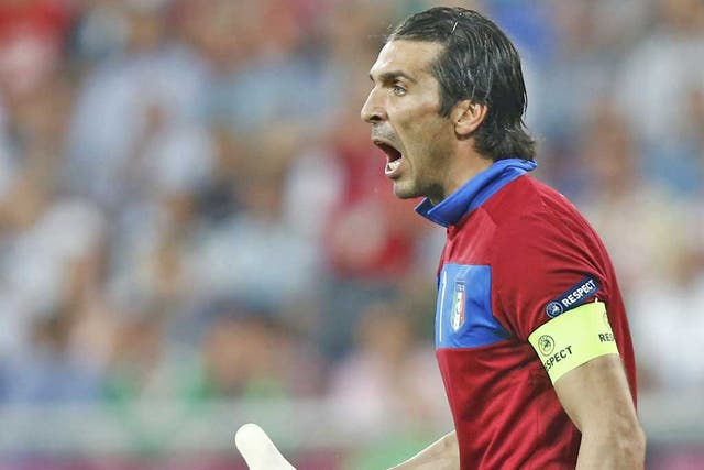 <b>Gianluigi Buffon: </b> The veteran stopper was untroubled for much of the game but pulled off a crucial save from Keith Andrews’ free kick. Booked for dissent in the second half. 7