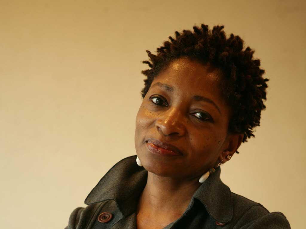 On the button: Bonnie Greer