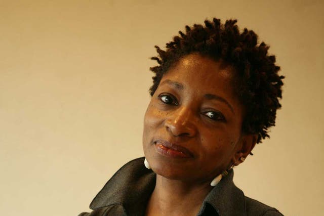 On the button: Bonnie Greer