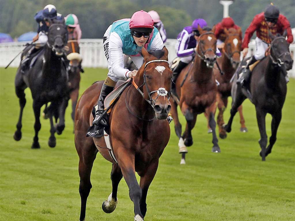 Tom Queally eases Frankel 11 lengths clear for his 11th victory
