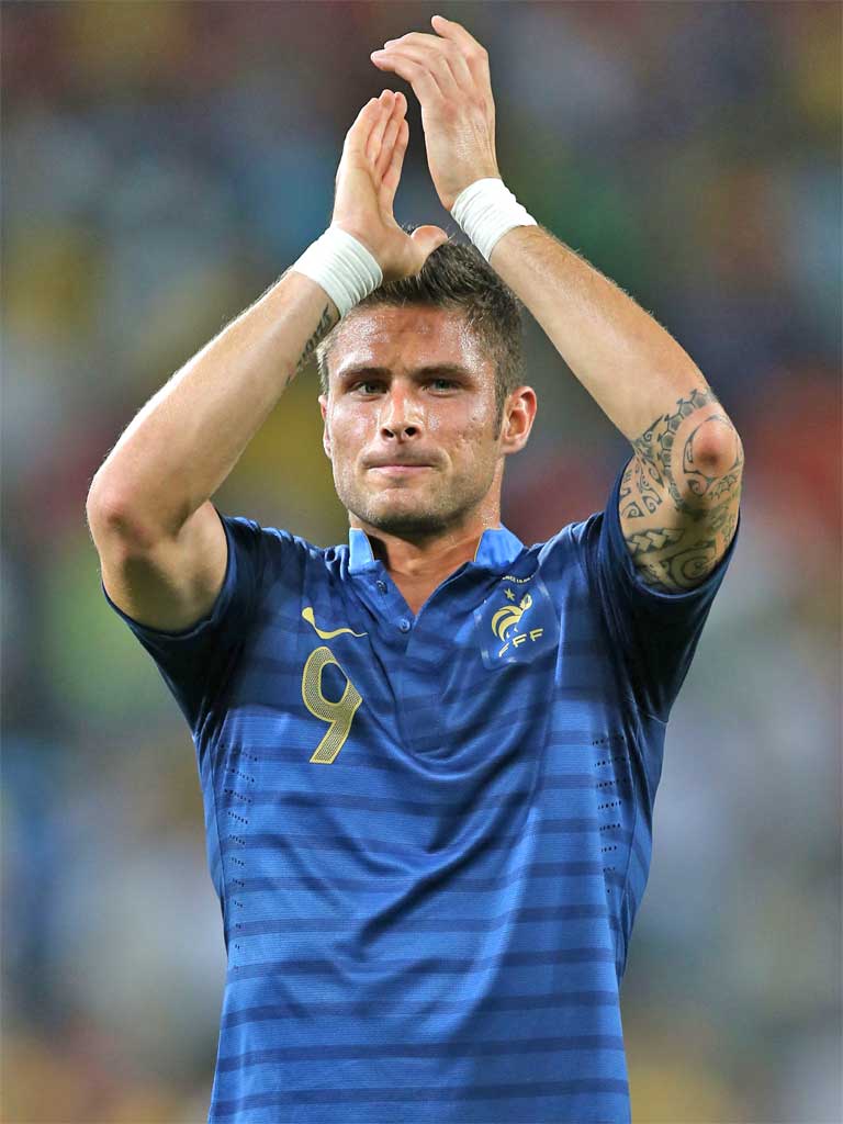 Olivier Giroud is currently at Euro 2012 with the France squad