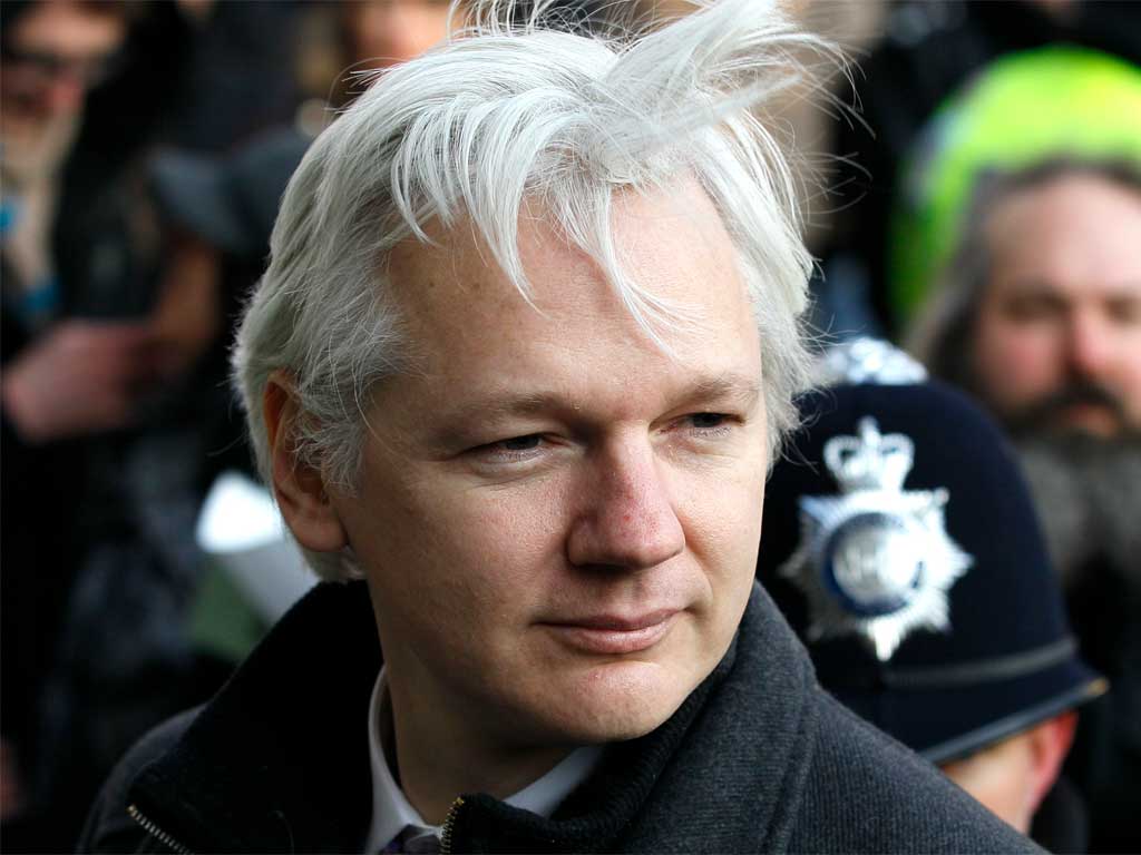 Julian Assange sought political asylum at Ecuador's embassy in London yesterday