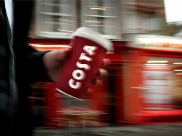 Costa believes what we need in our 'dwell time' is a latte and a muffin