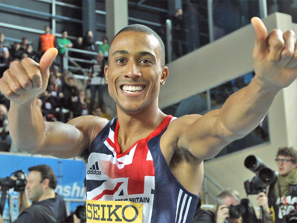 Andrew Osagie won World Indoor bronze in the 800m in March