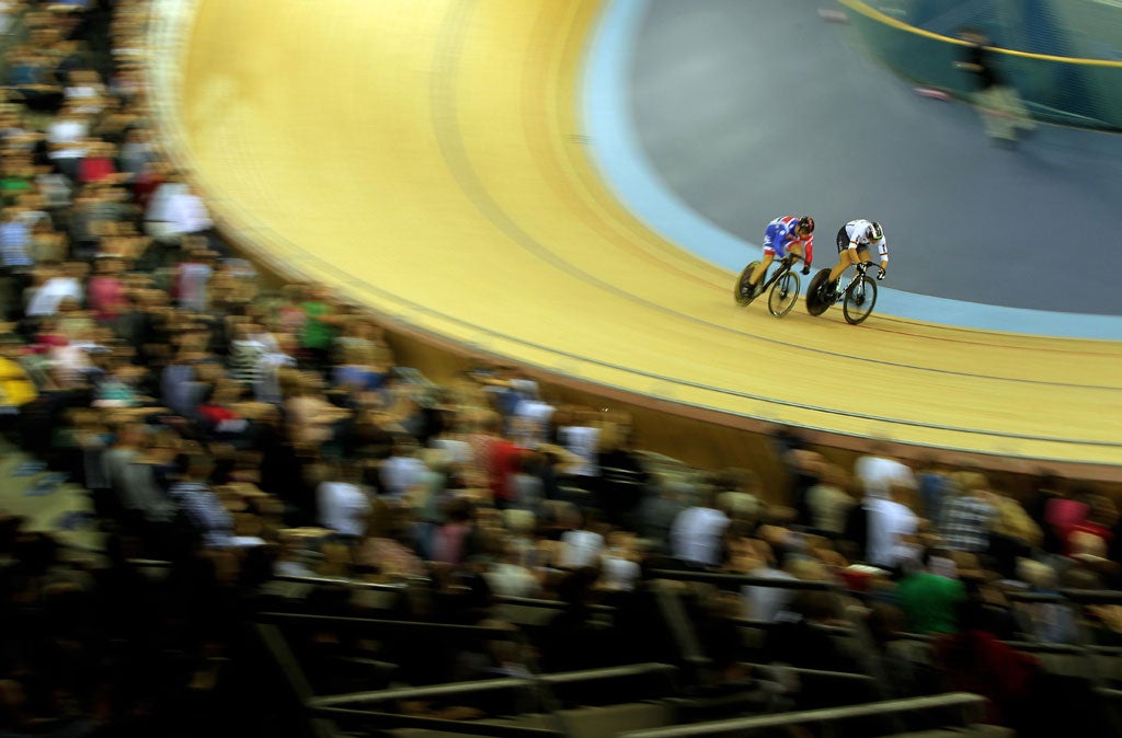 Exhilaration: the Velodrome in the Olympic Park, London