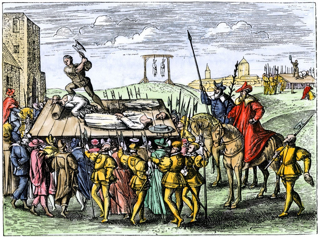 Cutting-edge history: Roman Catholics beheaded by order of Henry VIII