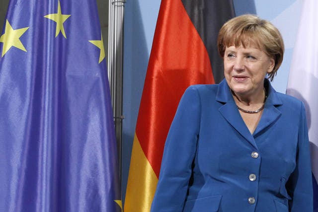 Total clarity: Ms Merkel has laid down Germany's new position