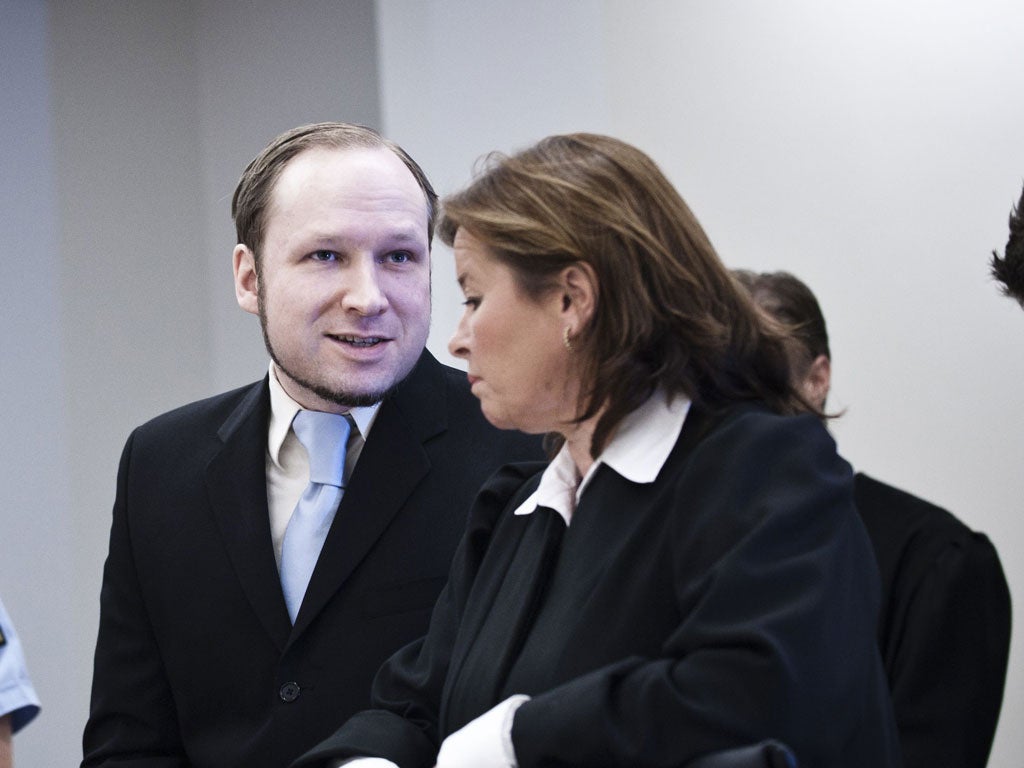 Anders Behring Breivik, left, killed 77 people