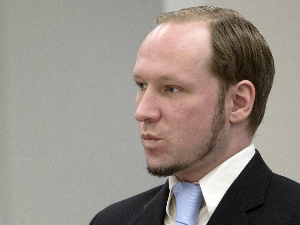 In a rambling statement, Breivik lashed out at everything he finds wrong with the world, from non-ethnic Norwegians representing the country in the Eurovision Song Contest to the sexually liberated lifestyle of the characters in the American TV show Sex and the City