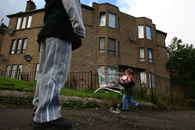 Britain's poverty line is below £13,000 a year